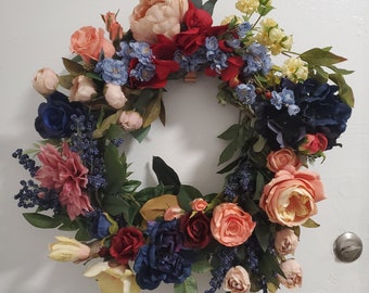 Custom Hand-made Flower Wreath