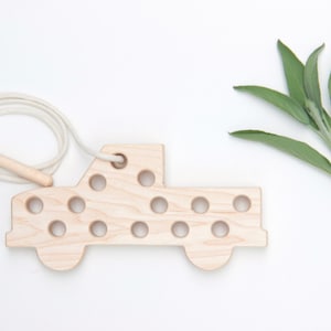 Truck Lacing Board | Montessori and Waldorf Learning Tool