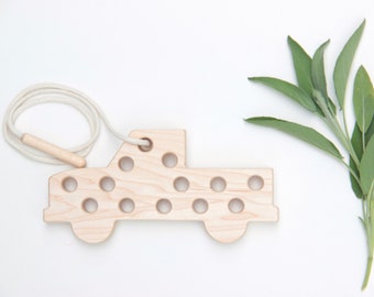 Truck Lacing Board | Montessori and Waldorf Learning Tool