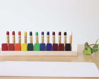 Stockmar Beeswax Crayon Holder, Waldorf Crayon Stand