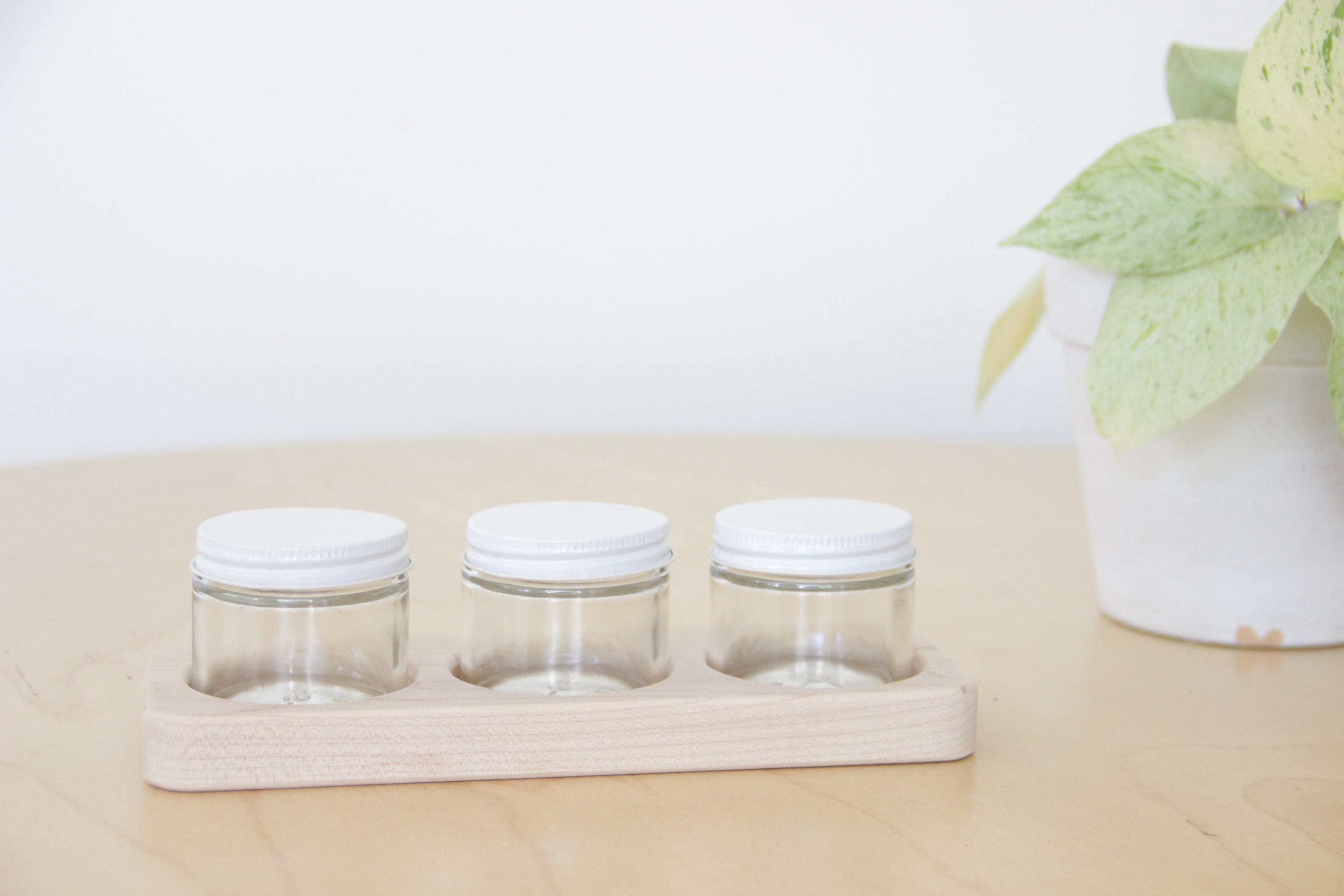 Waldorf Paint Jar Holder With Glass Jars Watercolor Etsy