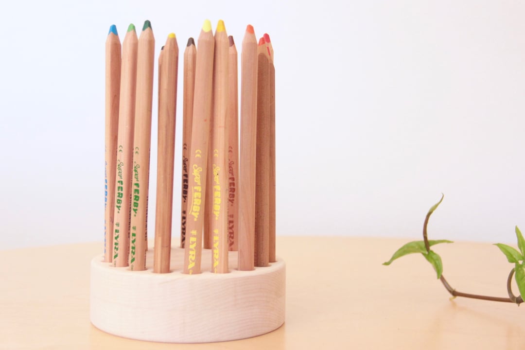 Waldorf Pencil Holder Large Lyra Pencil Holder IKEA Pencil Holder 18 Pencils Etsy