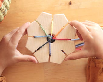 Rainbow Star Weaver | Waldorf Handwork | Montessori Learning