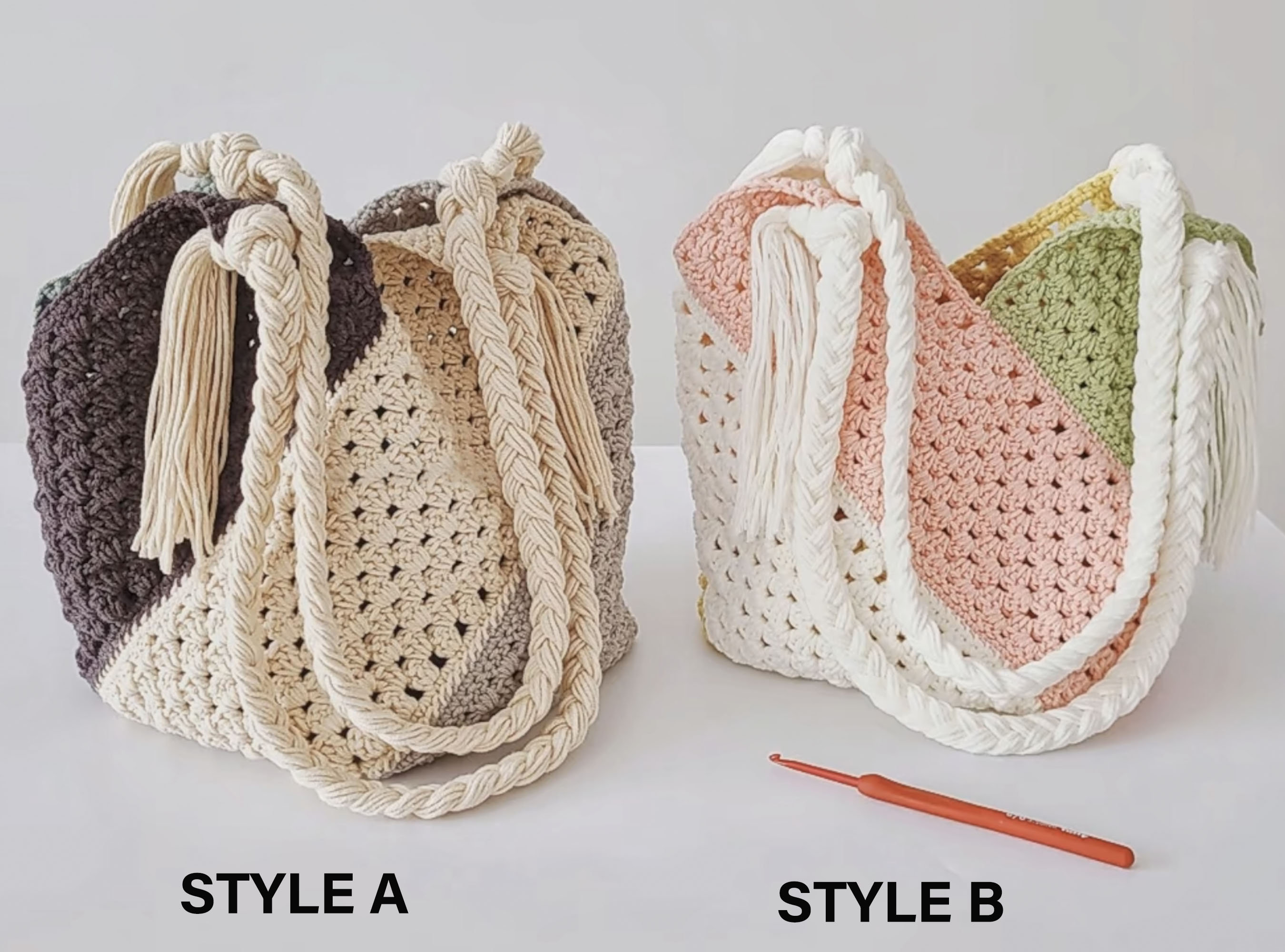 Shoulder Bag Crochet Tutorial,crochet Video, Step by Step to Crochet