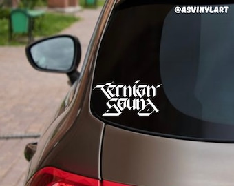 Ternion Sound, Bass, Trap, Riddim, DJ Vinyl Car Decal, Laptop, EDM, Dubstep Sticker