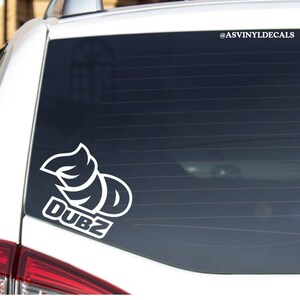Mad Dubz Bass, Dubstep, Trap, House, Trance, Techno, Festival, EDM Car Decal Bumper Sticker