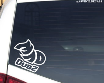 Mad Dubz Bass, Dubstep, Trap, House, Trance, Techno, Festival, EDM Car Decal Bumper Sticker