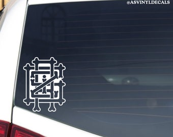 GRIZ, Bass, Trap, Riddim, DJ Vinyl Car Decal, Laptop, EDM, Dubstep sticker
