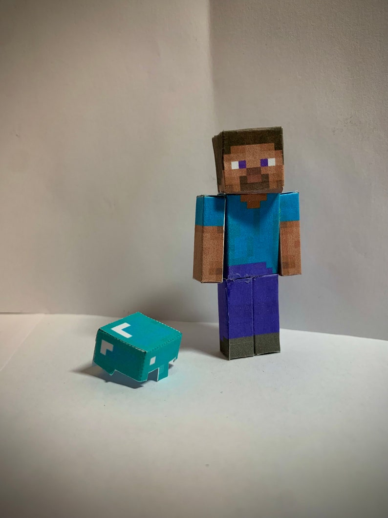 Minecraft Printable Paper Block Minecraft Blocks Papier Instant ...