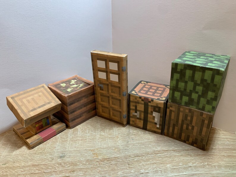 Minecraft Printable Paper Block Minecraft Blocks Papier Instant ...