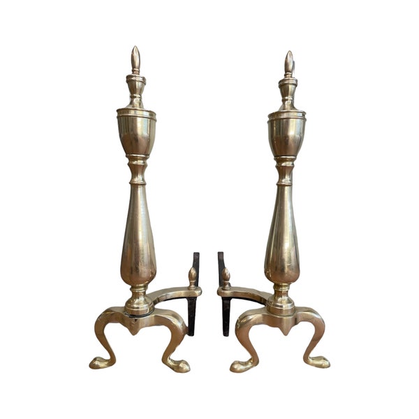 Fireplace Andirons Etsy