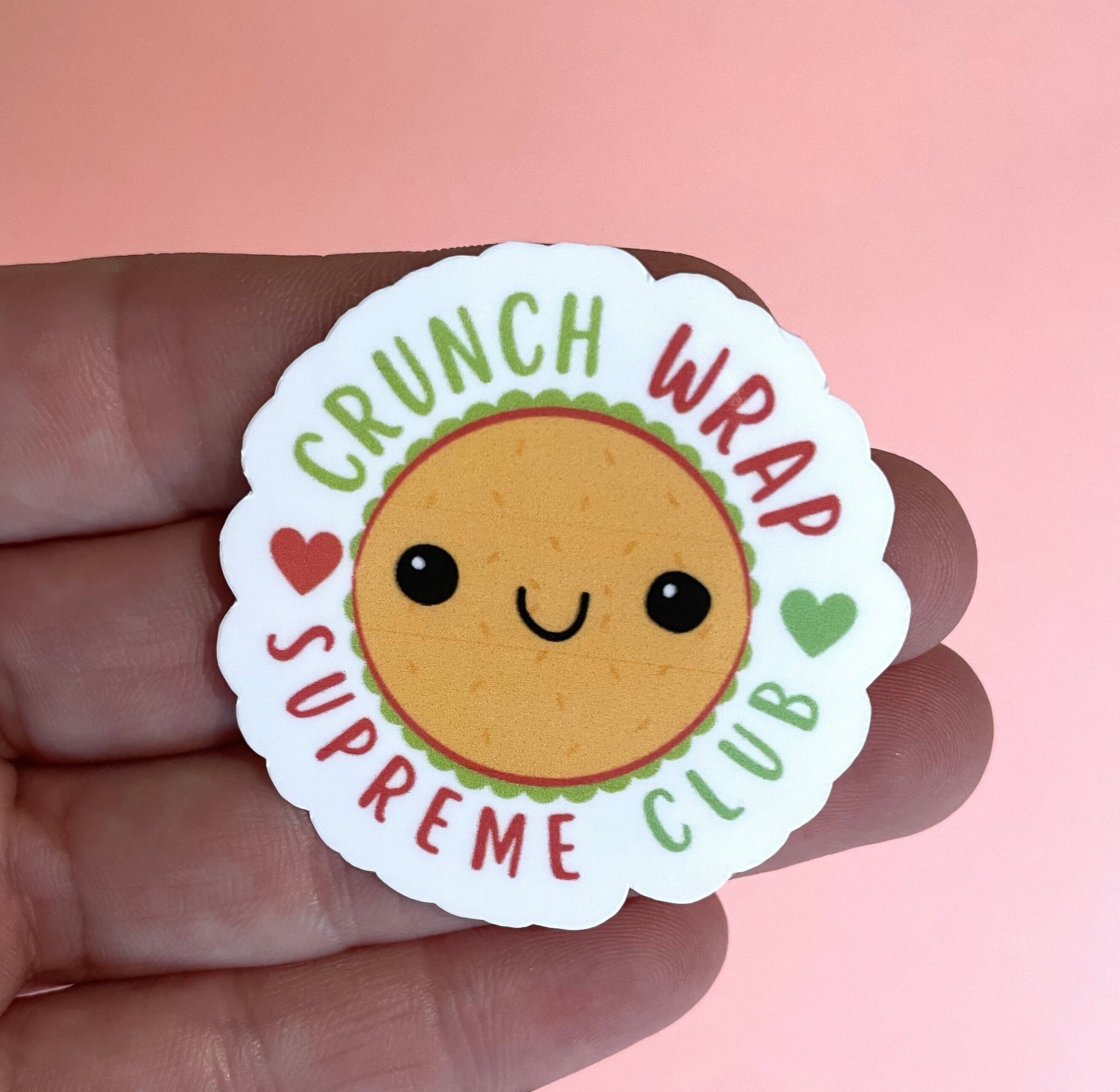 Crunch Wrap Supreme Funny Waterproof Sticker - Etsy