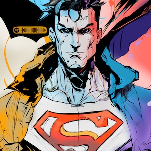 Superhero Print