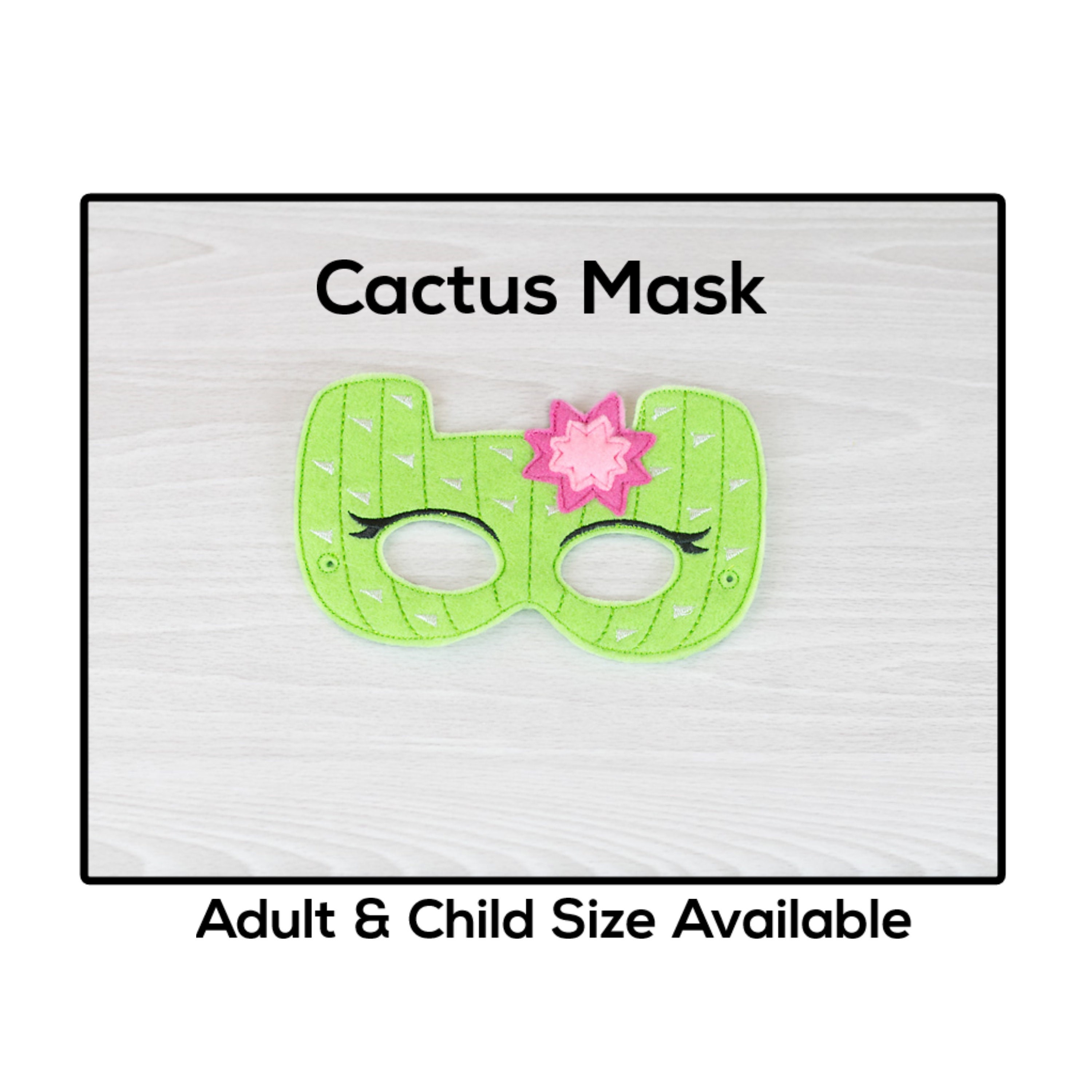 Kaktus Maske für Erwachsene und Kinder, sofort download Kaktus