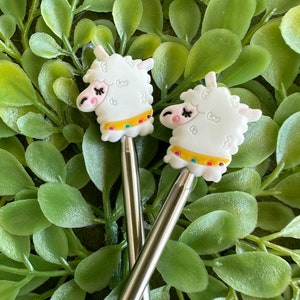 Alpaca - Stitch Stoppers - Knitting Needle Point Protectors - Knitting Notions