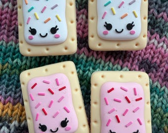 Pop-Tart 3D - Stitch Stoppers - Knitting Needle Point Protectors - Notions