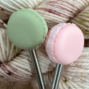 Macaron - Stitch Stoppers - Knitting Needle Point Protectors - Knitting Notions - Knitting Needles