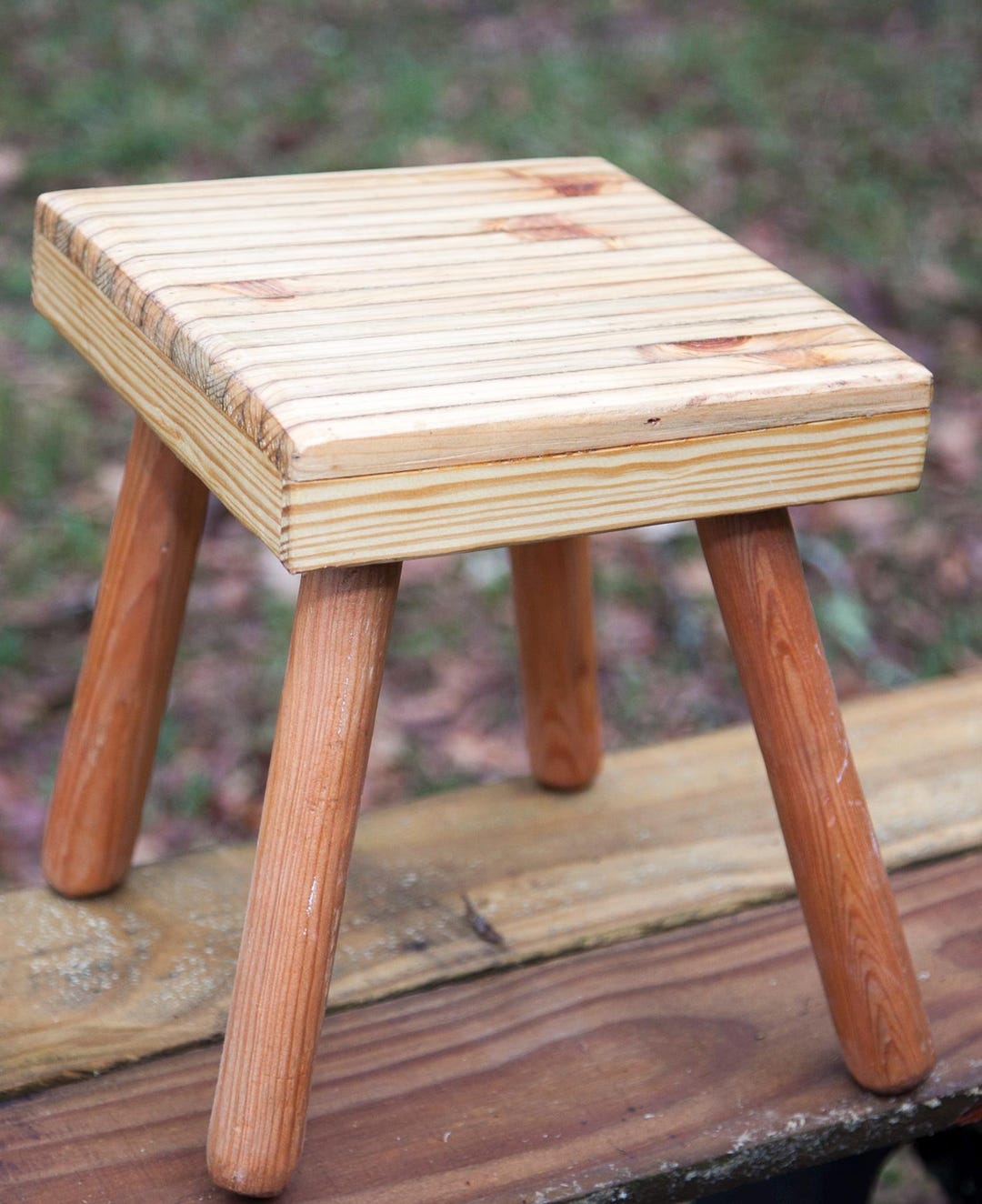 Rustic Reclaimed Wood Step Stool - Etsy