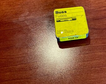 Magnet - Vintage Fuse Tin - with secret hiding place!