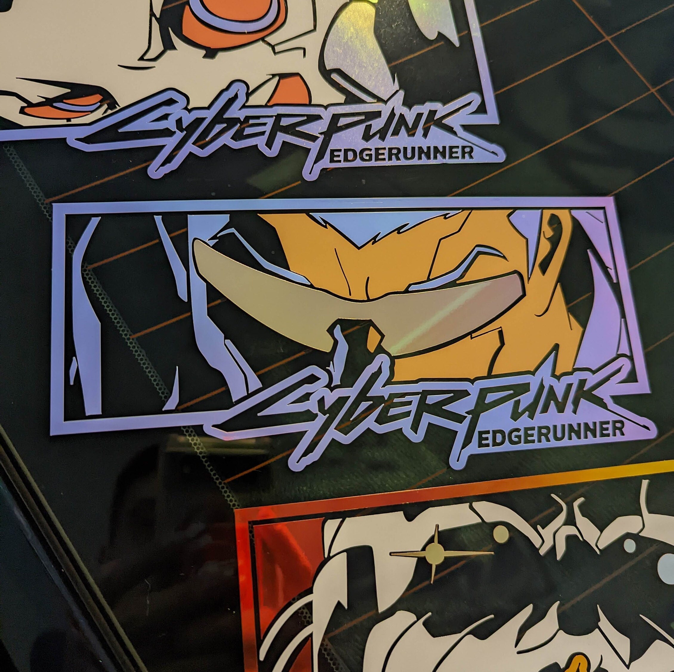Cyberpunk Decal / Maine Edgerunner Sticker / Anime Sticker / Etsy