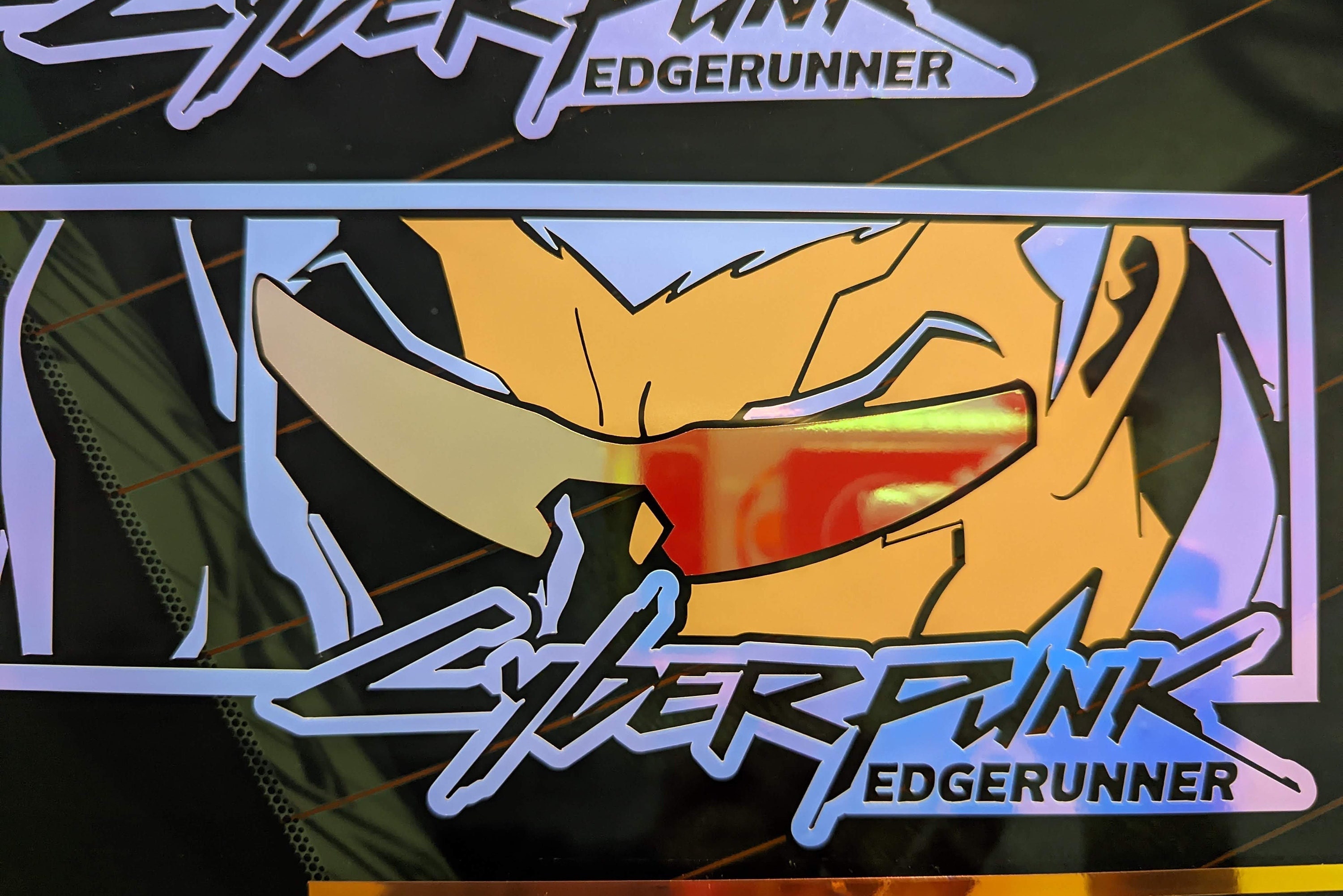 Cyberpunk Decal / Maine Edgerunner Sticker / Anime Sticker / Etsy Israel