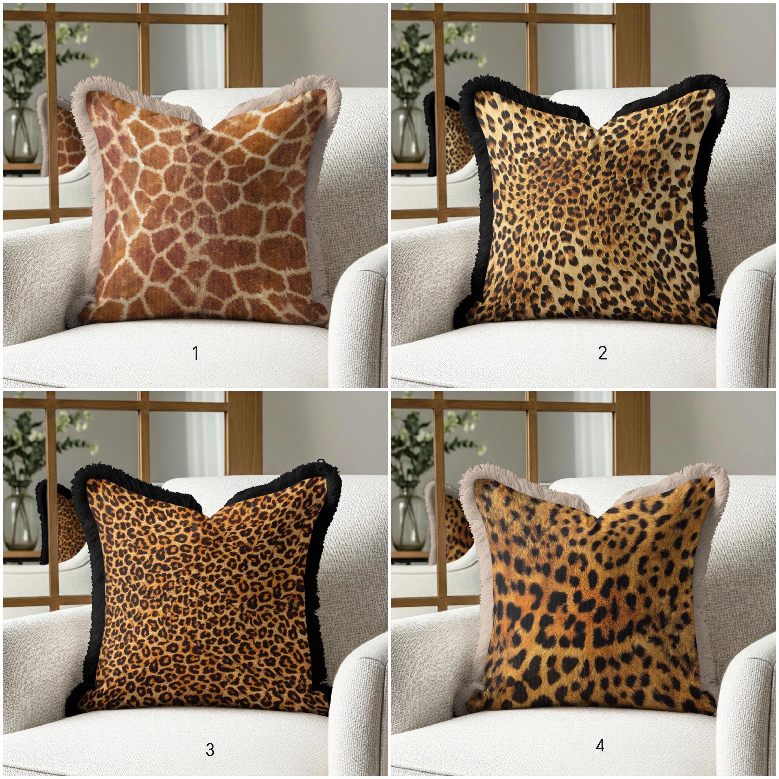Leopard print kissen