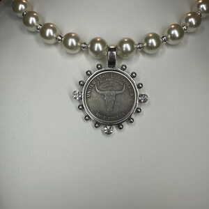 Sutton Longhorn Coin Scarf Necklace main image 1