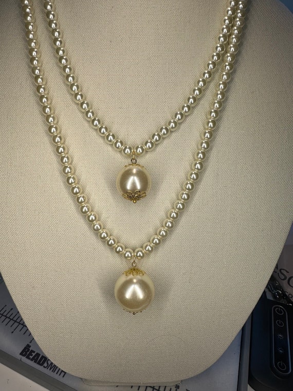 Double Wrap Pearl Necklace Double Wrap Pearl Necklace
