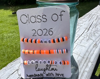 Class of 2026 *SENIOR*  School Spirit Bracelet Sets