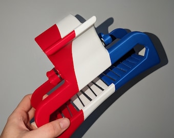 Giant Red, White, and Blue Hair Clip