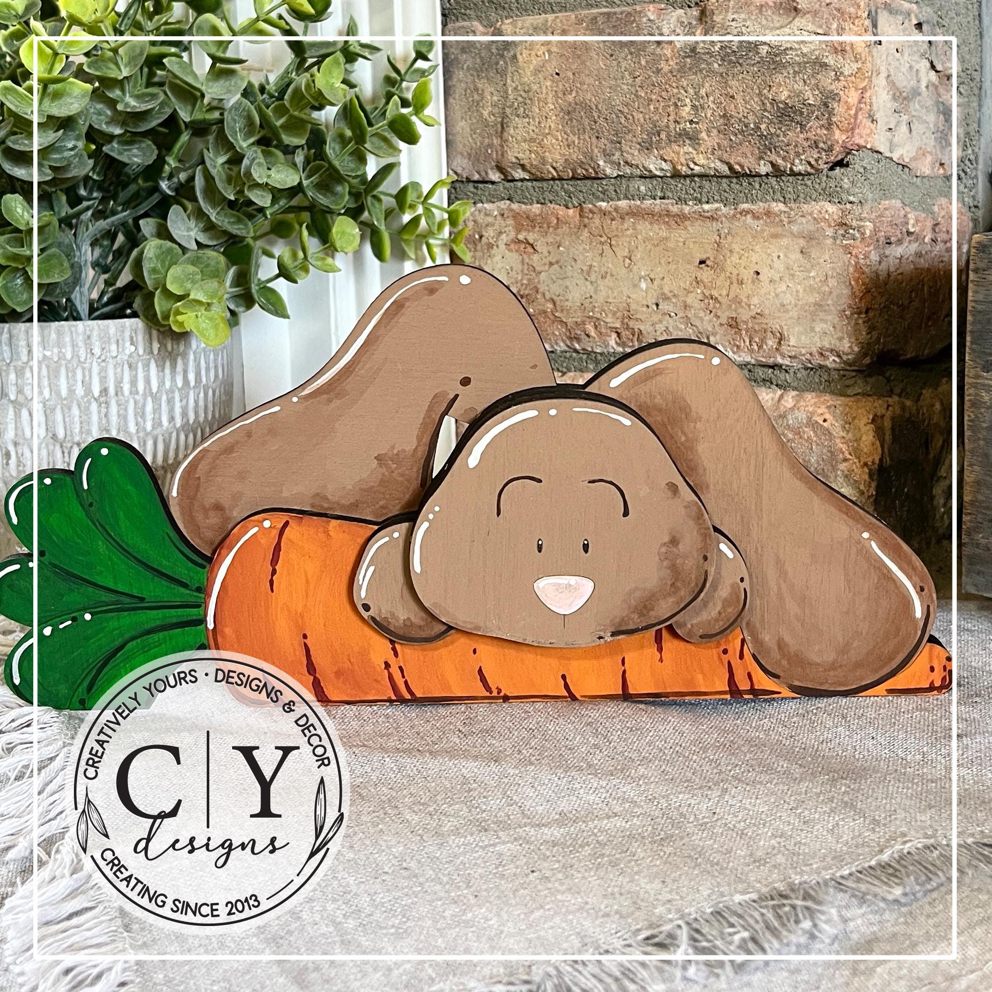 Bunny Shelf Sitter SVG, Easter Digital File, Laser File - Etsy