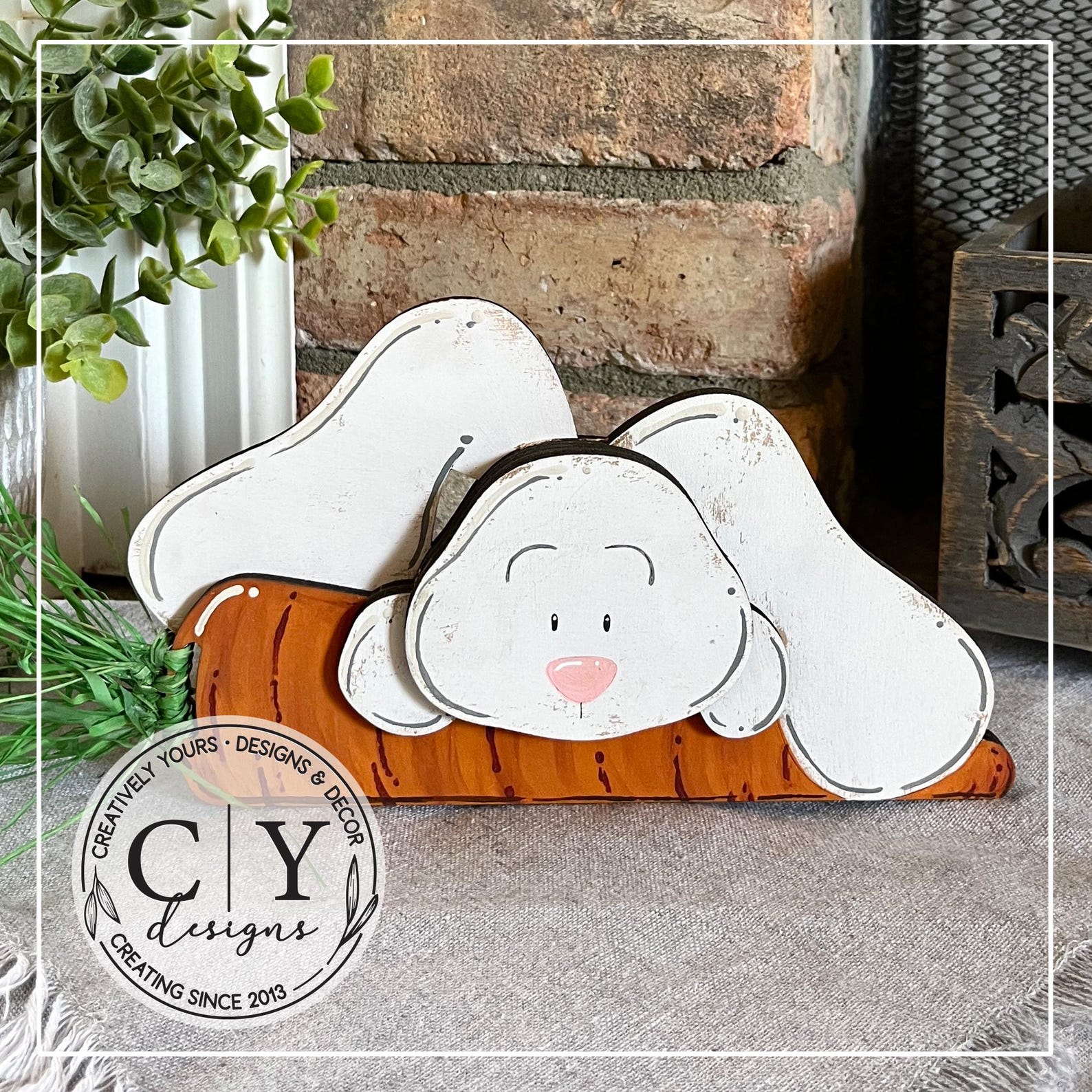 Bunny Shelf Sitter SVG, Easter Digital File, Laser File - Etsy