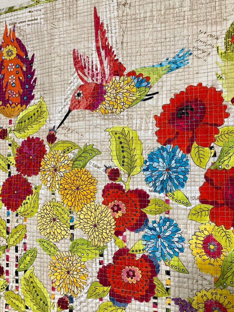 Hummingbird Collage Wall Hanging KIT for Laura Heine Pattern, Includes ...