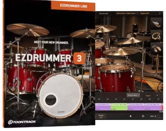 EZdrummer 3 + Kernbibliothek – beste Drum-VST-Tools für Windows (begrenzte Anzahl)