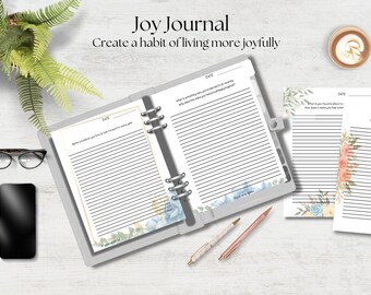 Journal de joie | Journal du bonheur | Manuel d’autosoins | Journal de santé mentale | PDF Télécharger Journal