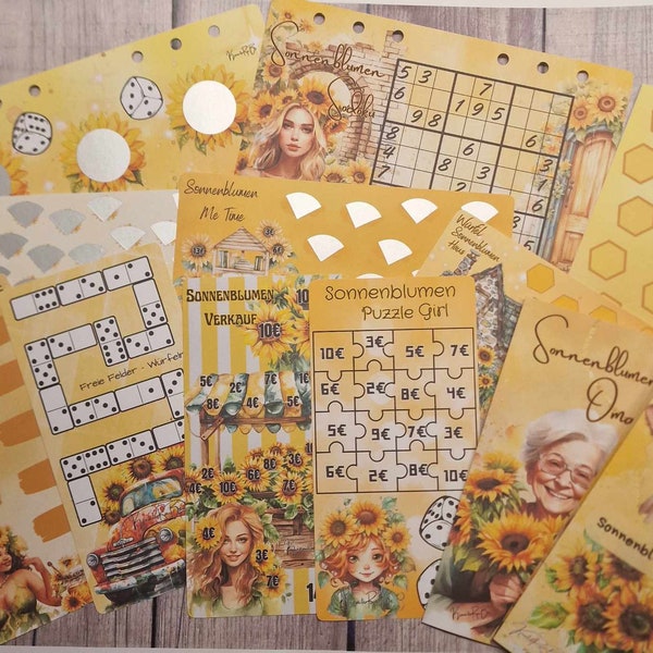 Budget Sonnenblumen Set Umschlagmethode Überraschngsset Gelb Sommer