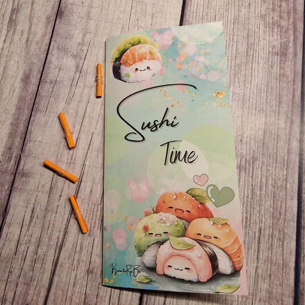 Sushi Time Budget Challenge Umschlagmethode Budgeting