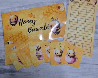 Honey Bee World Budget Spiel Umschlagmethode Budgeting Challenge