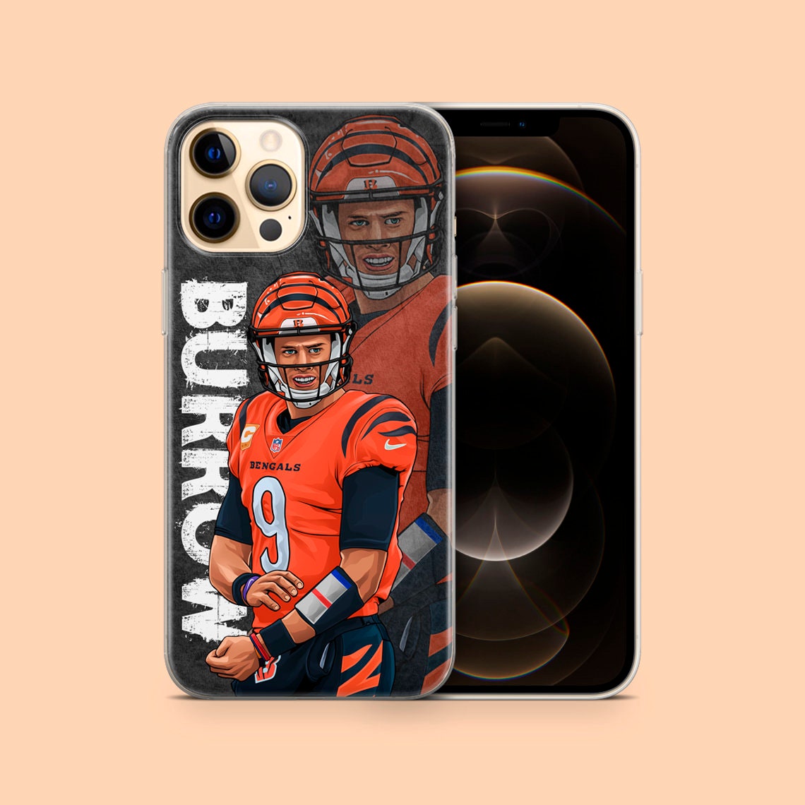 NFL Joe Burrow Cincinnati Bengals Case for Apple iPhone 13 Pro