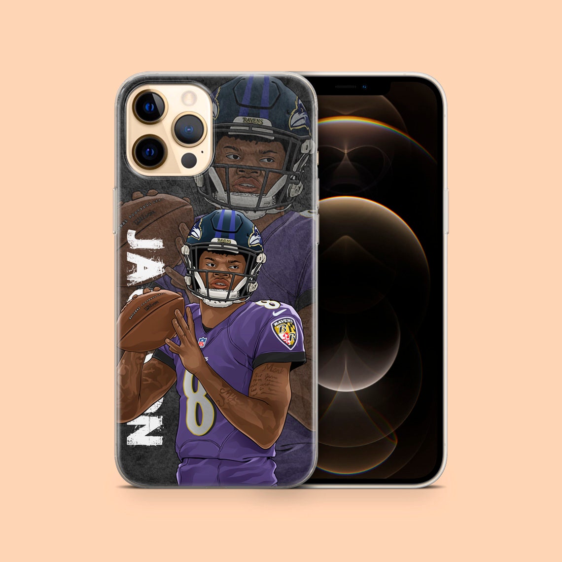 Denver Broncos iPhone Bump Case with Football Design