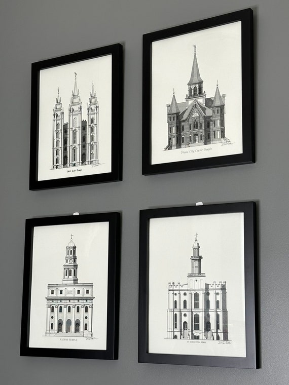 Kirtland Temple Wall Art, LDS Art, 11x14, 8x10 Print