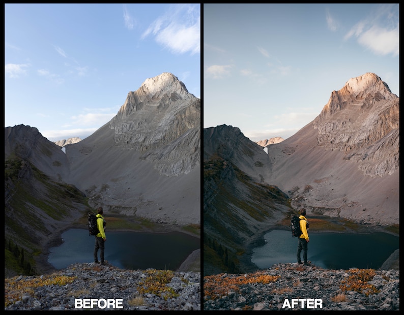 16 SONY Alpha Lightroom Presets, Desktop and Mobile Presets, Moody Preset, Instagram, Adventure