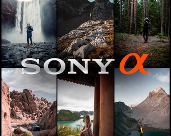 16 SONY Alpha Lightroom Presets, Desktop und Mobile Presets, Moody Preset, Instagram, Adventure Presets, Outdoor, Natur, Travel Influencer