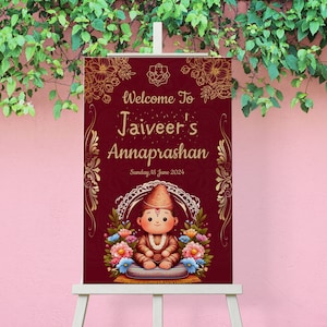 cartello nepalese annaprashan, cerimonia di alimentazione del riso nepalese, Bhatkhuwai, Annaprashan, alimentazione del riso, cerimonia di svezzamento, alimentazione del riso, segno Paasni