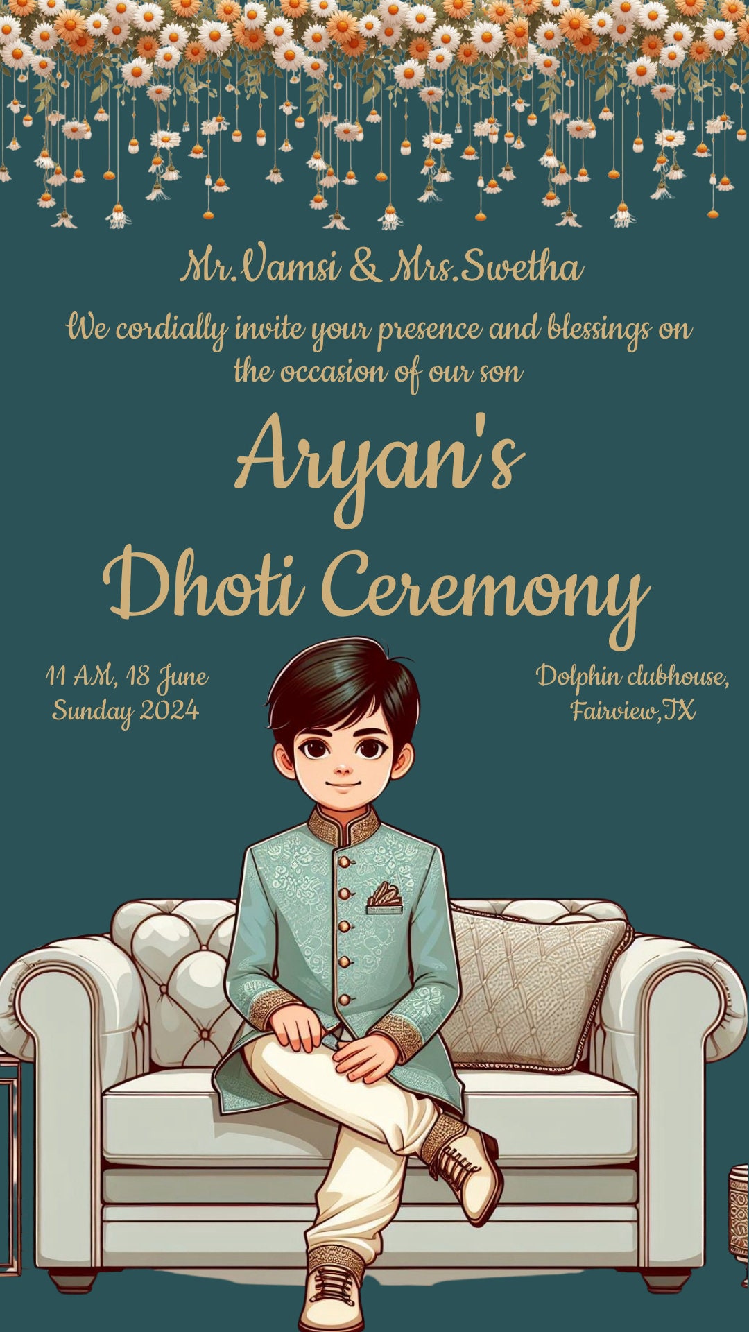 Dhoti Ceremony Sign Indian Ceremony Sign Dhoti Ceremony Dhoti Function