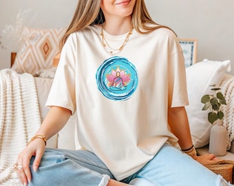 Enso Zen Circle T-Shirt: Unisex Yoga Meditation Tee