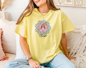 Namaste Lotus Pose T-Shirt: Spiritual Yoga Graphic Tee