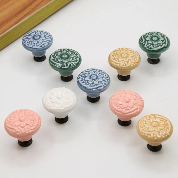 Ceramic Door Knob Etsy