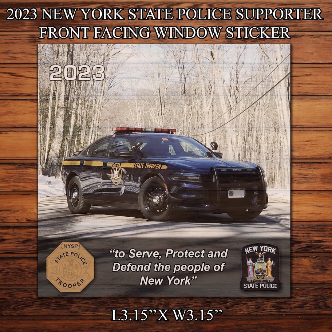 2023 NYSP New York State Trooper NYST PBA Style Supporter Etsy