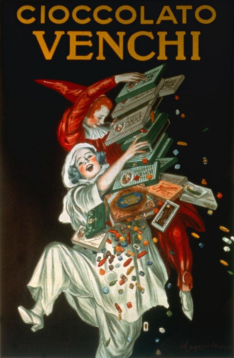 Vintage poster Cioccolato Venchi 0000-8065